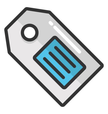 etiketi vektör simgesi