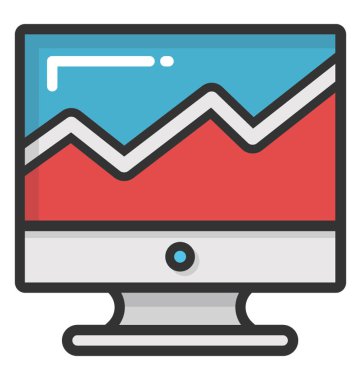 Web sitesi kontrol paneli vektör simge