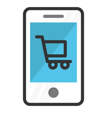 M ticaret vektör simgesi