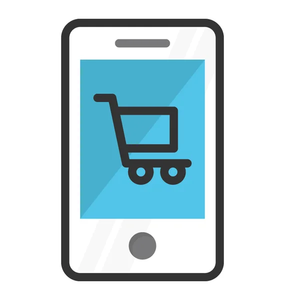 M Commerce vektorové ikony — Stockový vektor