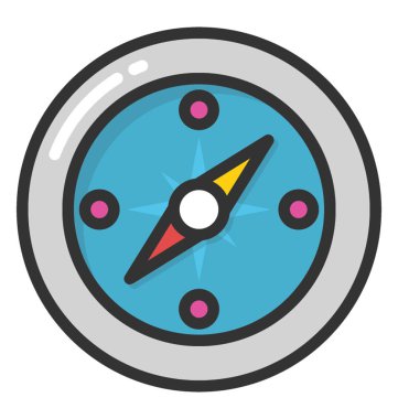 Pusula vektör simgesi