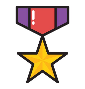 Ödülü vektör simgesi