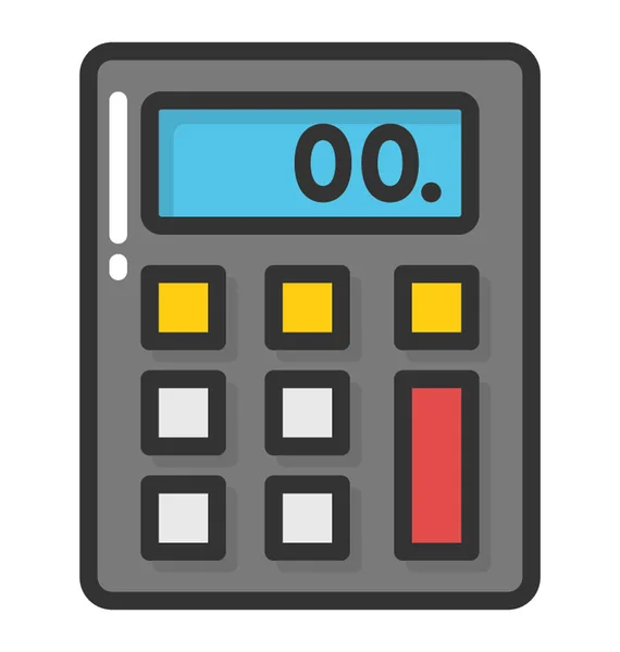 Ikoon van de Calculator vector — Stockvector