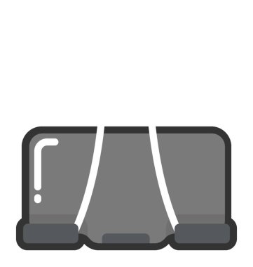 Bulldog atacı vektör simgesi