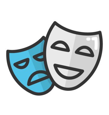 Maske vektör simgesi