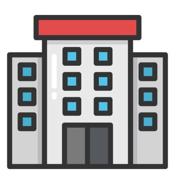 Okul vektör simgesi