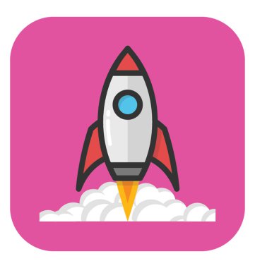 Roket vektör simgesi