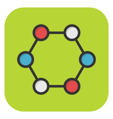 Atom vektör simgesi