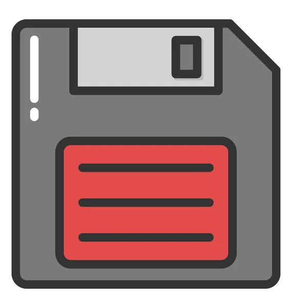 Icona vettoriale floppy — Vettoriale Stock