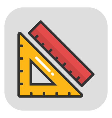 Derece kare vektör simgesi