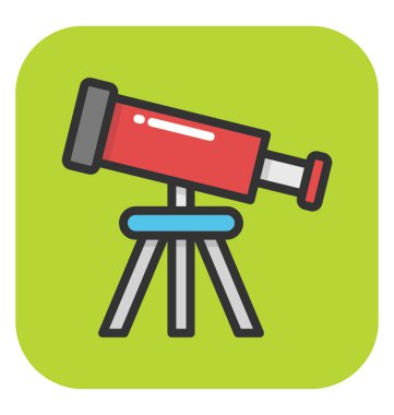 Teleskop vektör simgesi