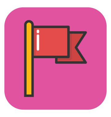 Bayrak Vektörü Simgesi