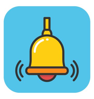 Çan vektör simgesi