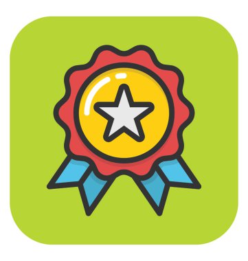 Ödülü vektör simgesi