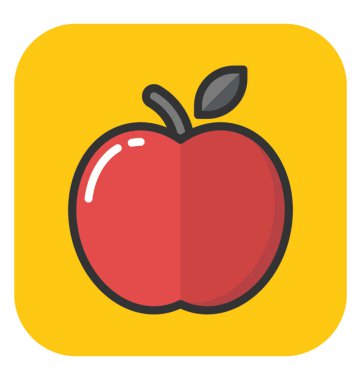 elma vektör simgesi