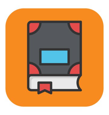 Kitap vektörü simgesi