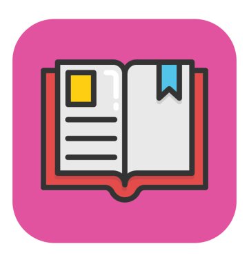 Kitap vektörü simgesi