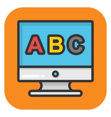 Alfabe vektör simgesi