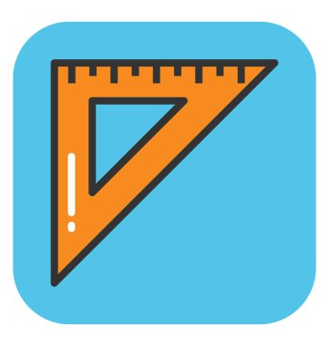 Derece kare vektör simgesi