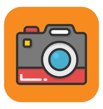 kamera vektör simgesi