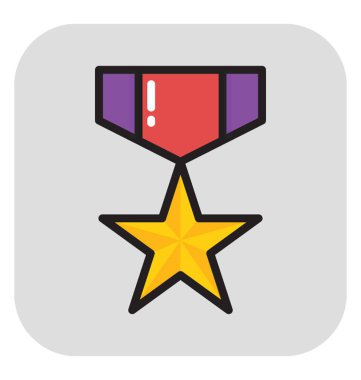 Ödülü vektör simgesi