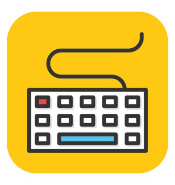 klavye vektör simgesi