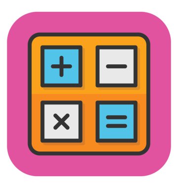 Matematik sembolleri vektör simgesi