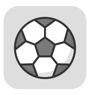 Futbol vektör simgesi