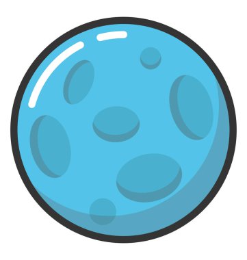 Gezegen vektör simgesi