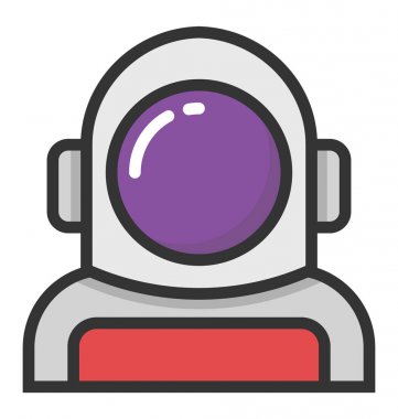 astronot vektör simgesi
