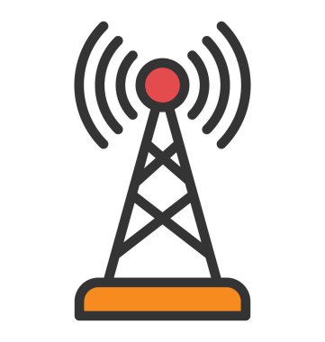 WiFi kule vektör simgesi