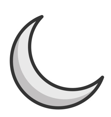 Akşam vektör simgesi