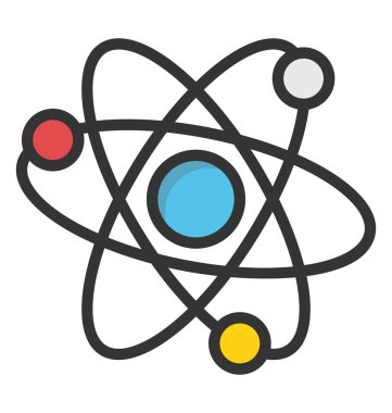 Atom vektör simgesi