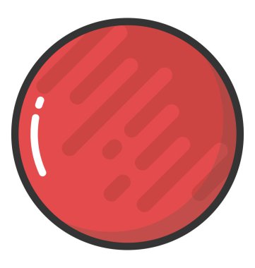 Gezegen vektör simgesi