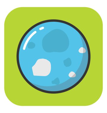 Gezegen vektör simgesi