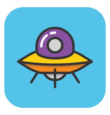 UFO vektör simgesi