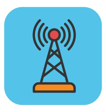 WiFi kule vektör simgesi