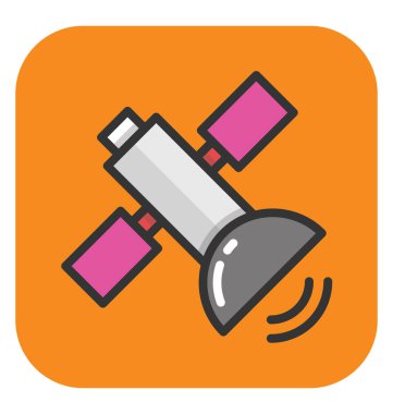 Uydu vektör simgesi