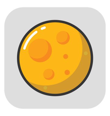 Gezegen vektör simgesi