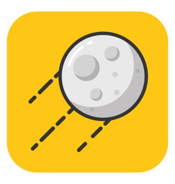 Sputnik vektör simgesi