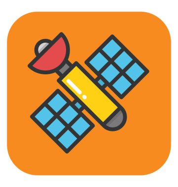 Uydu vektör simgesi