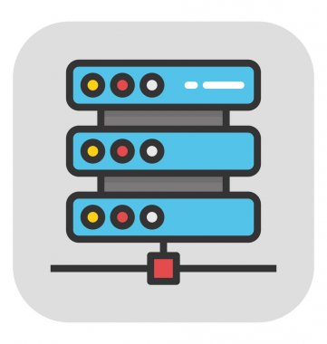 Sunucu vektör simgesi