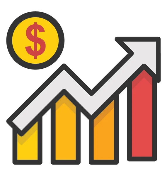 Ícone do vetor de crescimento —  Vetores de Stock