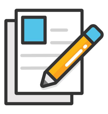 Sözleşme vektör simgesi