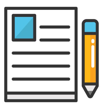 Sözleşme vektör simgesi