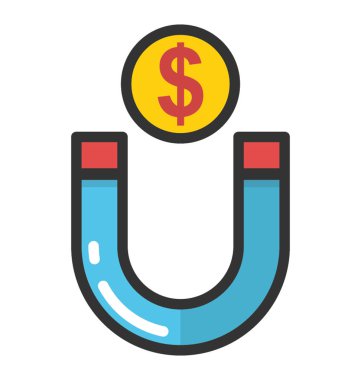 mıknatıs vektör simgesi