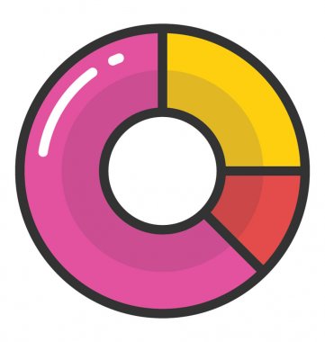 Pasta grafik vektör simgesi