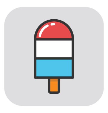 Buzlu şeker vektör simgesi