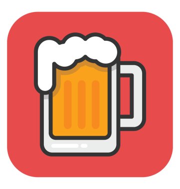 bira kupa vektör simgesi