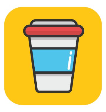 kahve fincanı vektör simgesi